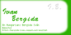 ivan bergida business card